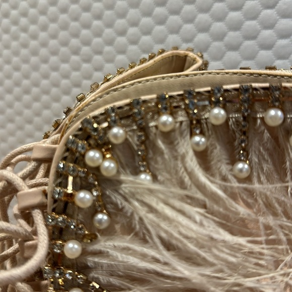 Pale Pink Embellished High Heals Size 8 - Picture 3 of 8